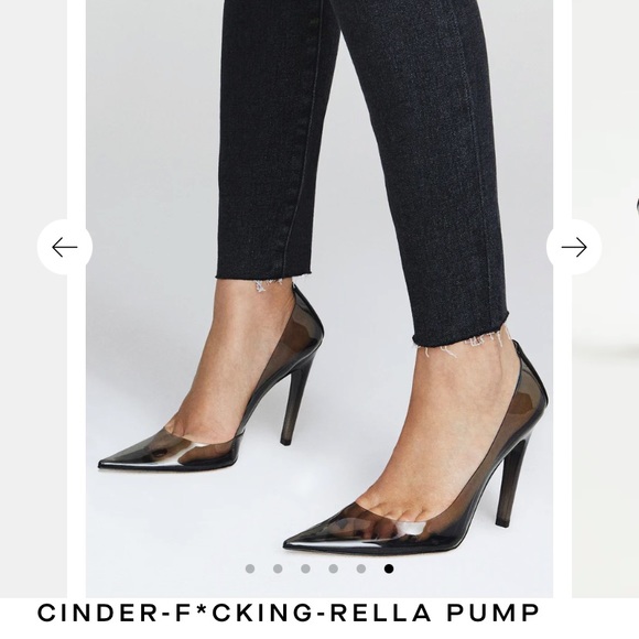 Good American Women’s Cinder F*cking-Rella Pump Glass Size 10 - Picture 2 of 7